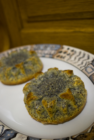 Past&iacute;s de llimona i llavors de rossella